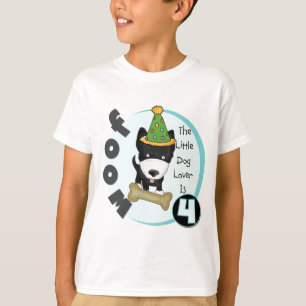 Dog Lover 4th Birthday T-shirts and Gifts