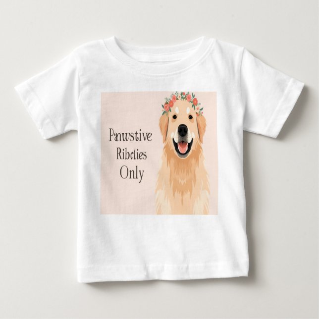 dog lover baby T-Shirt (Front)