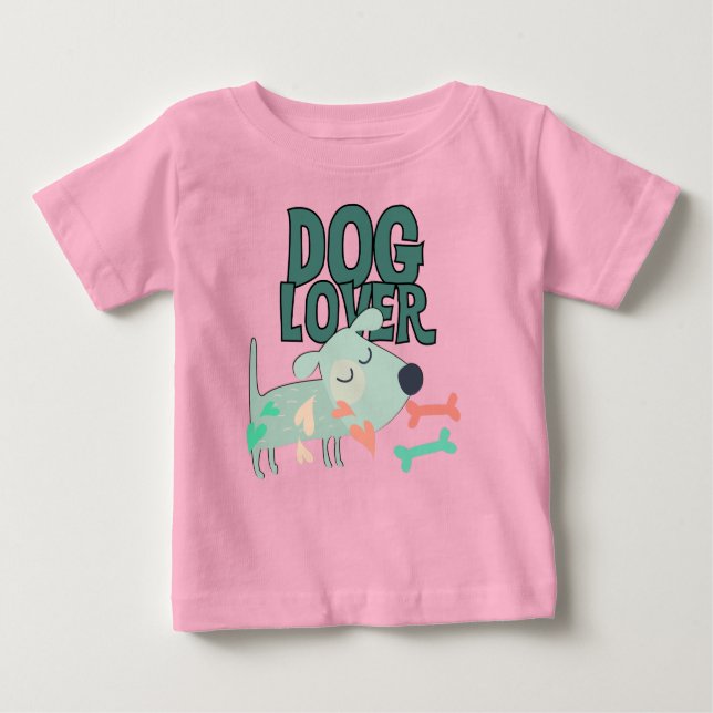 Dog Lover Baby T-Shirt (Front)