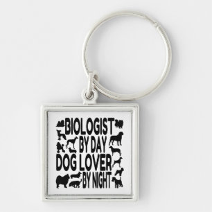 Dog Lover Biologist Key Ring