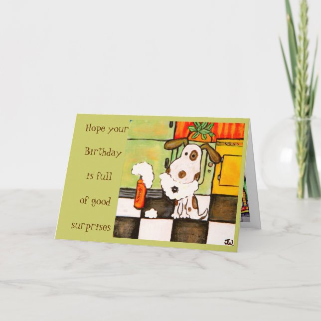 Dog Lover Birthday Card (Front)