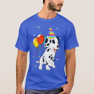Dog Lover Birthday Party Pet Cute Dalmatian T-Shirt