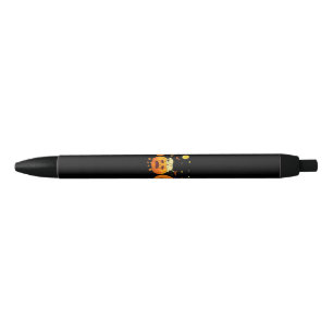 Dog Lover Boo Halloween Labrador Sleep On Pumpkin Black Ink Pen