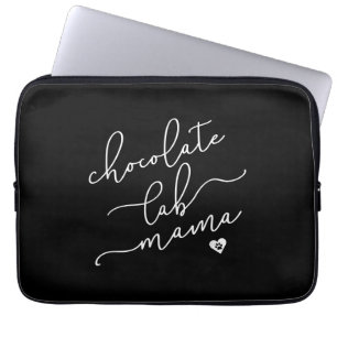 Dog Lover Chocolate Lab Mama Laptop Sleeve