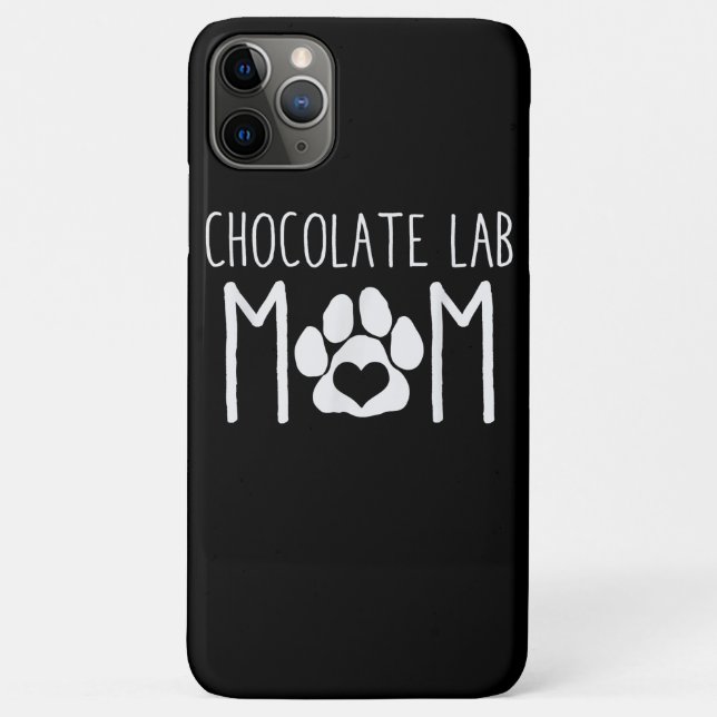 Dog Lover | Chocolate Lab Mum Case-Mate iPhone Case (Back)
