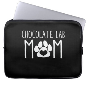 Dog Lover Chocolate Lab Mum Laptop Sleeve