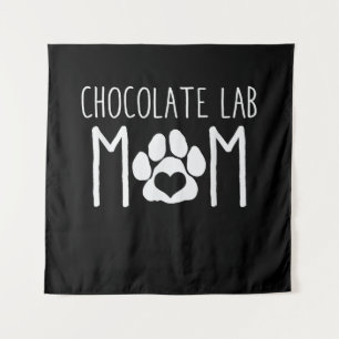 Dog Lover Chocolate Lab Mum Tapestry