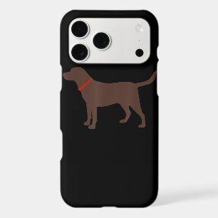 Dog Lover   Chocolate Labrador Dog Silhouette