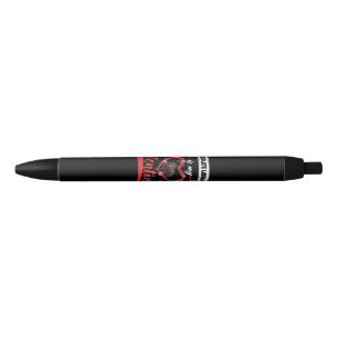Dog Lover Chocolate Labrador Is My Valentine Black Ink Pen