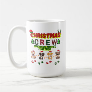 Dog Lover Christmas Family-Christmas crew dogs  Coffee Mug