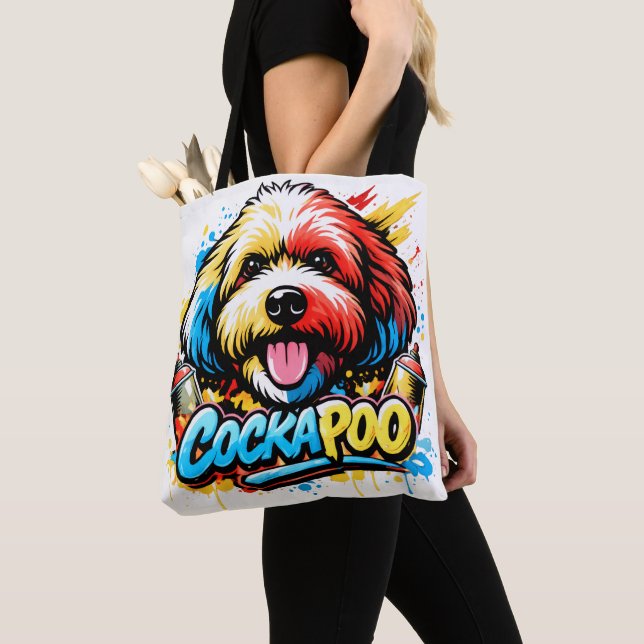 Dog Lover Cockapoo Gift Dog Owner  Tote Bag (Close Up)