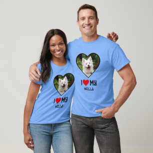 Dog Lover Custom Pet Photo Dog T-Shirt