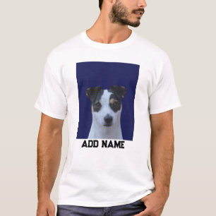 Dog Lover Custom Photo and Name Personalized  T-Shirt