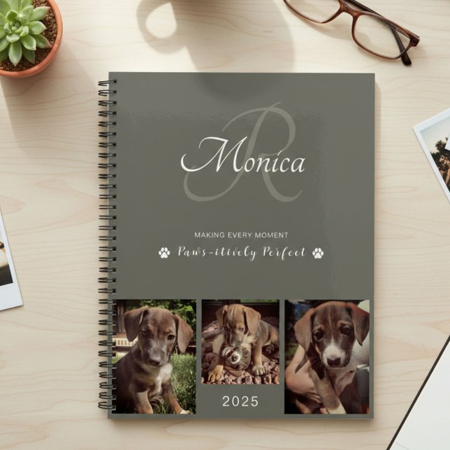 Dog Lover Custom Photo Collage Planner (Creator Uploaded)