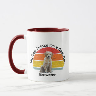 Dog Lover DAD Personalised - Cute Puppy Pet Photo Mug