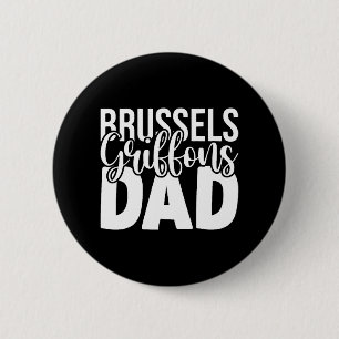 Dog lover dad SVG 6 Cm Round Badge