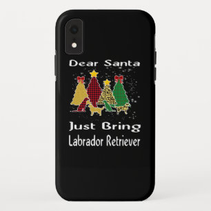 Dog Lover Dear Santa Just Bring Labrador Retriever iPhone XR Case