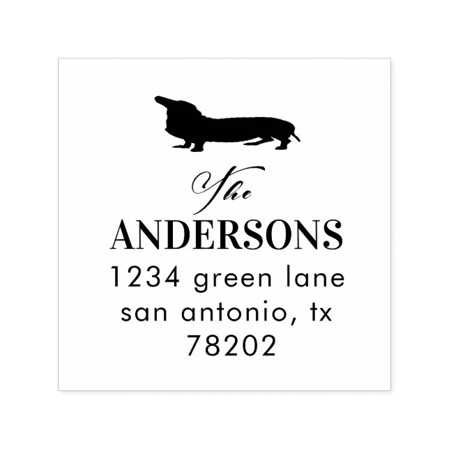 Dog Lover Family | Return Address Stamp (Design)