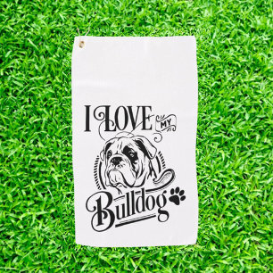 Dog Lover Father’s Day Gift Golf Towel