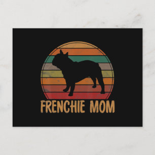 Dog Lover   Frenchie Mum Vintage Bulldog Lover Holiday Postcard