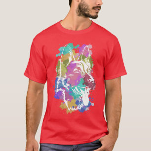Dog Lover Gift Animal Watch Dog German Shepherd T-Shirt