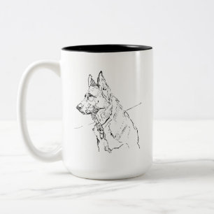 Dog Lover Gift, German Shepherd Coffee Mug