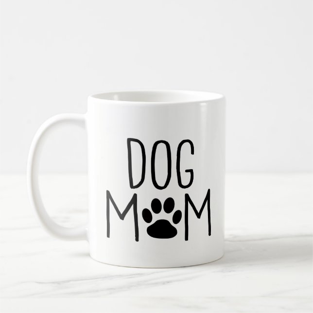 Dog Lover Gifts - Best Dog Mum Ever - Pet Owner Coffee Mug (Left)