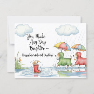 Dog Lover Golden Retriever Postcard