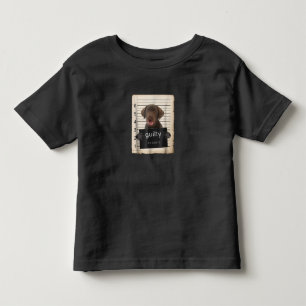 Dog Lover Guilty Chocolate Labrador Bad Dog Toddler T-Shirt