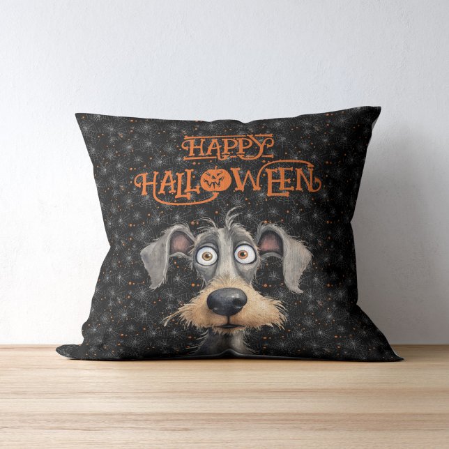 Dog lover Halloween Cushion (Dog lover Halloween Throw Pillow)