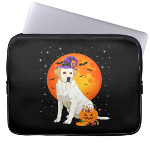 Dog Lover   Halloween Labrador On Trick Or Treat Laptop Sleeve