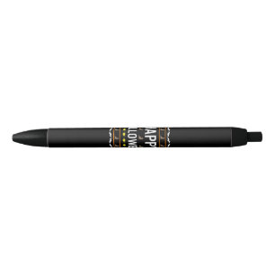 Dog Lover Happy Halloween Chocolate Labrador Black Ink Pen