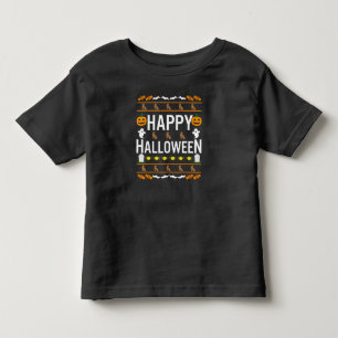 Dog Lover Happy Halloween Chocolate Labrador Toddler T-Shirt