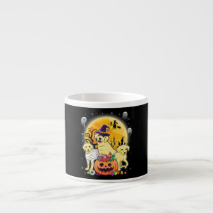Dog Lover Happy Halloween Labrador Dog Mummy Espresso Cup