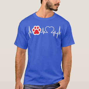 Dog Lover Heart Beat T-Shirt