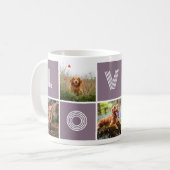 Dog Lover Heart Love Photo Collage Coffee Mug (Front Left)