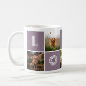 Dog Lover Heart Love Photo Collage Coffee Mug (Left)