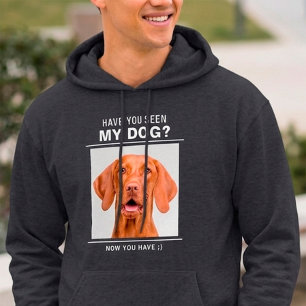 Dog Lover Humour Custom Pet Photo Hoodie