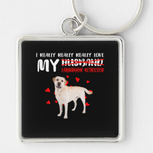 Dog Lover I Really Love My Labrador Retriever Key Ring