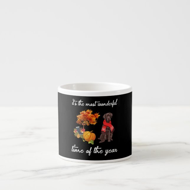 Dog Lover |  It's The Most Wonderful Time Of  Year Espresso Cup (Front)
