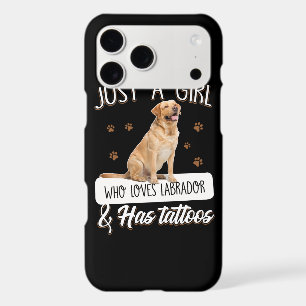 Dog Lover Just A Girl Who Loves Labrador Tattoos