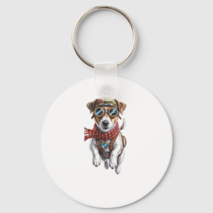 Dog lover key ring