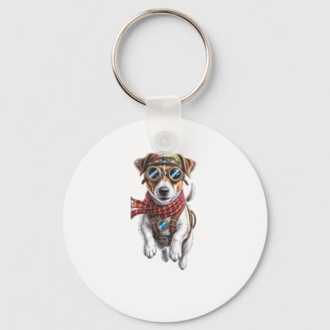 Dog lover key ring (Front)