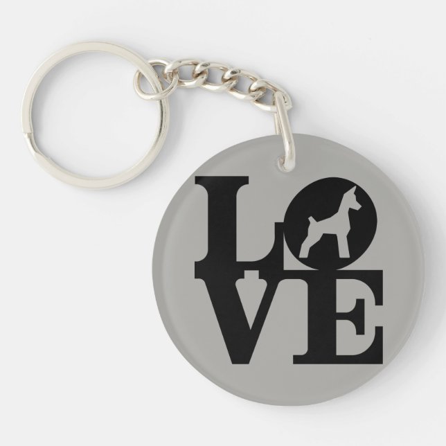 Dog Lover Keychain (Front)