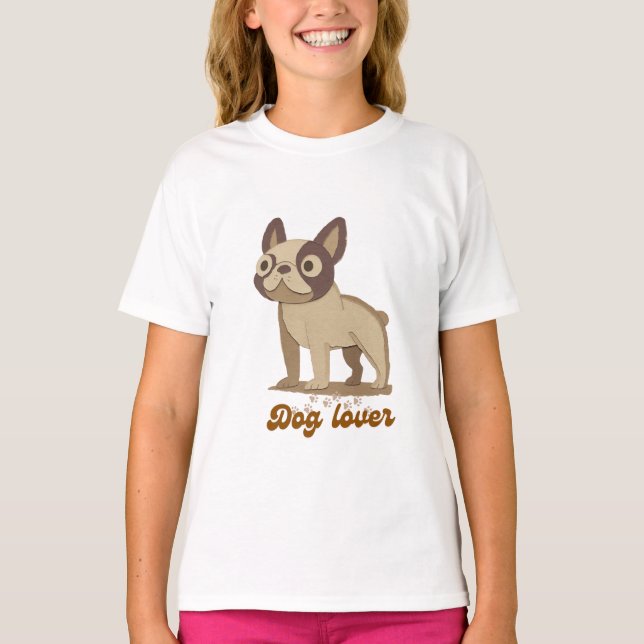 Dog Lover Kids T-shirt  (Front)
