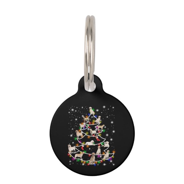 Dog Lover | Labrador Christmas Tree Pet Tag (Front)