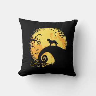 Dog Lover | Labrador Full Moon Spooky Halloween Cushion