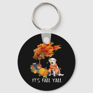 Dog Lover | Labrador It's Fall Y'all Key Ring
