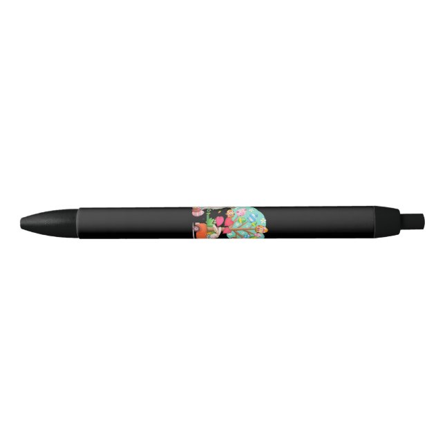 Dog Lover | Labrador Retriever Easter Day Black Ink Pen (Front)