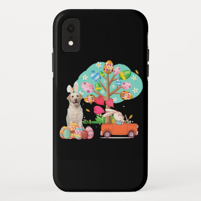 Dog Lover | Labrador Retriever Easter Day Case-Mate iPhone Case (Back)